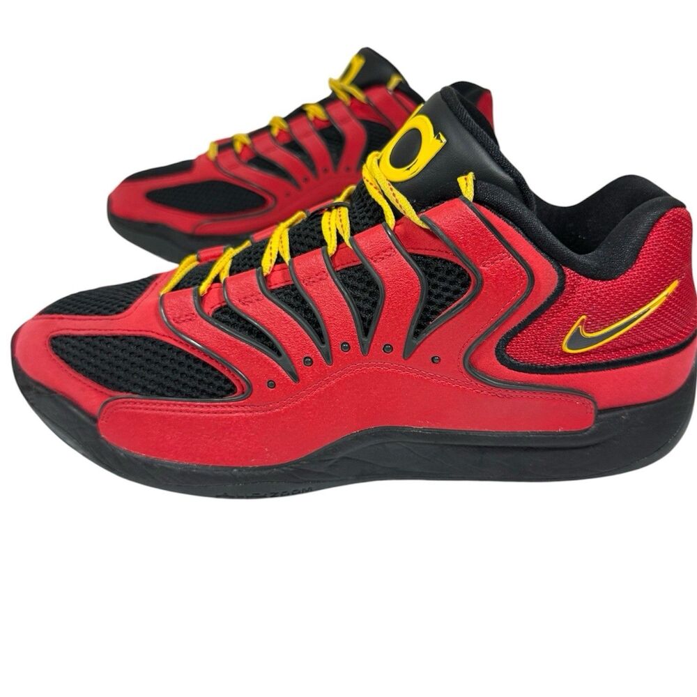 2025 NIKE KD 18 "AIR BAKIN" FIRE RED/BLACK-AMARILLO SZ 10.5 HV1992-600 NICE COND